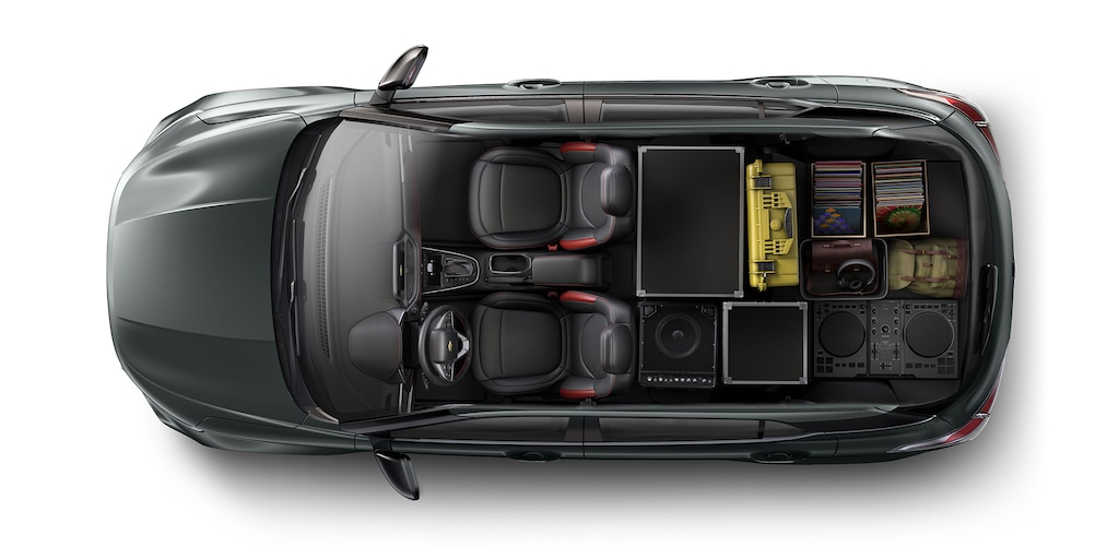 Configuración de asientos para trabajo de la nueva Chevrolet Groove 2023