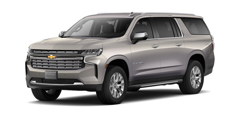 Chevrolet Suburban 2023 con faros LED en color marfil metálico